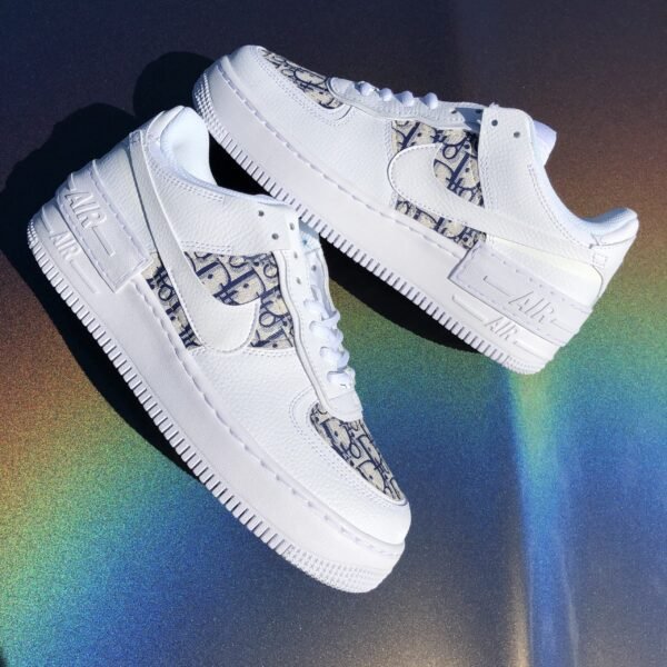 Custom AIR FORCE 1 shadow - Christian D (leather)