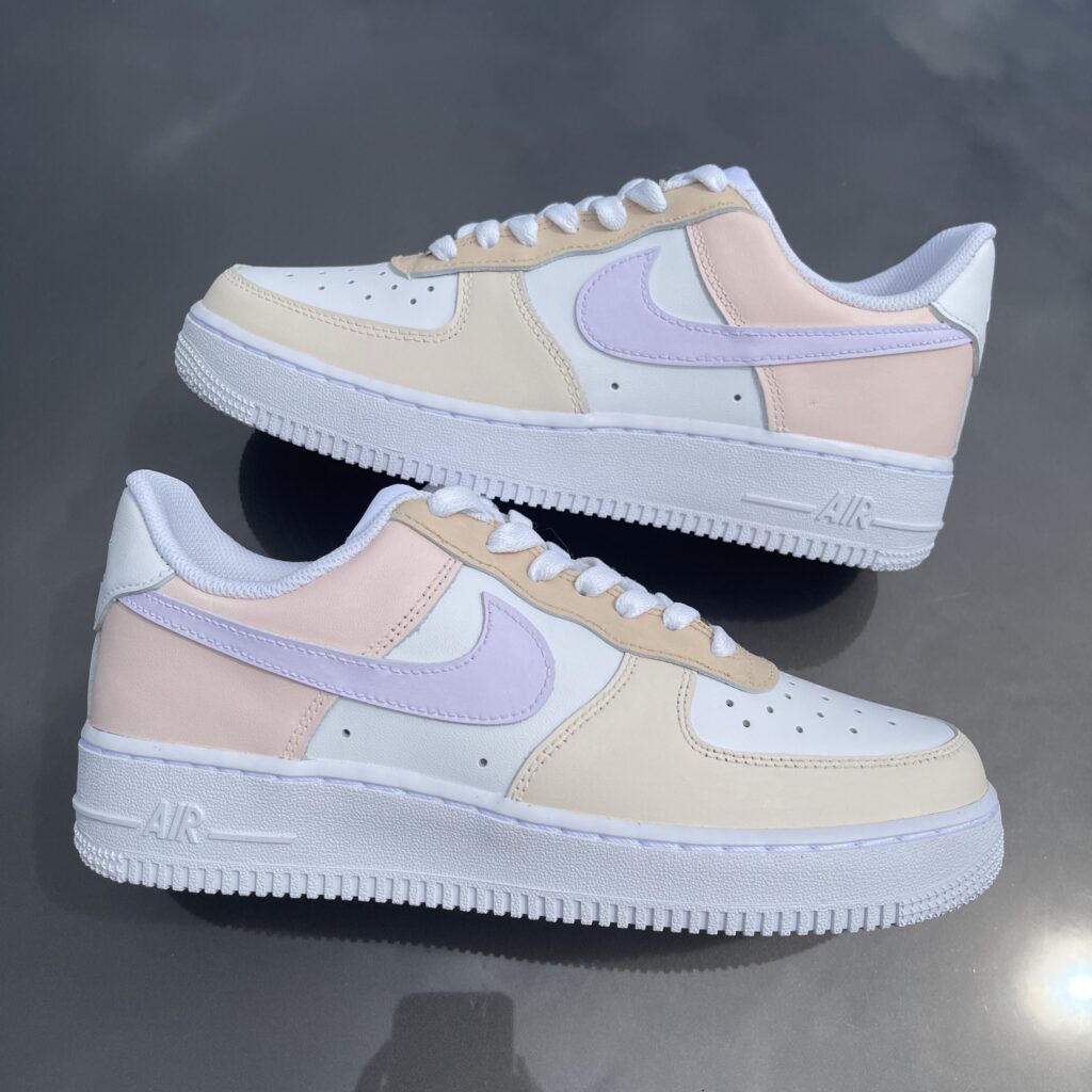 Custom AIR FORCE 1 - Pastel pack - TA Customs