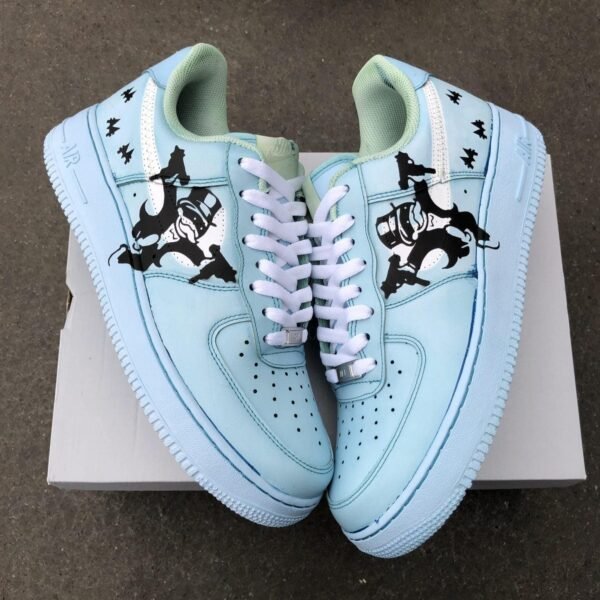 Custom AIR FORCE 1 - Cartoon dip (blue Gazeuse)