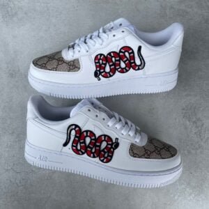 Custom AIR FORCE 1 - Double G classic snake