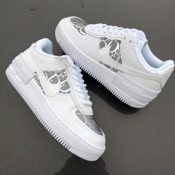 Custom AIR FORCE 1 shadow - Christian D (reflective)