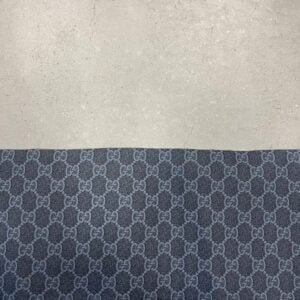 Dark blue Double G leather