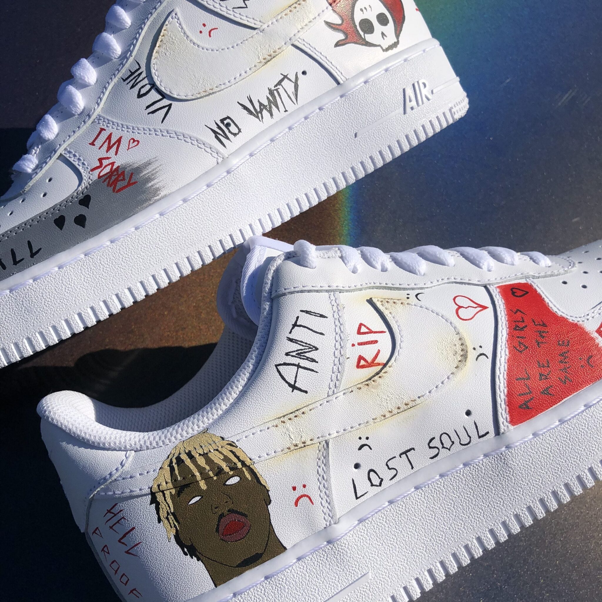 Custom AIR FORCE 1 - Juice WRLD - TA Customs