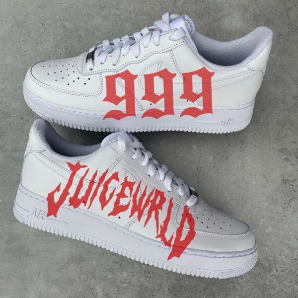 Custom AIR FORCE 1  - Juice WRLD (red)