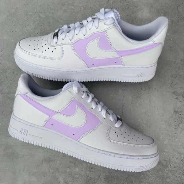 Custom AIR FORCE 1 - Two tone (lilac)