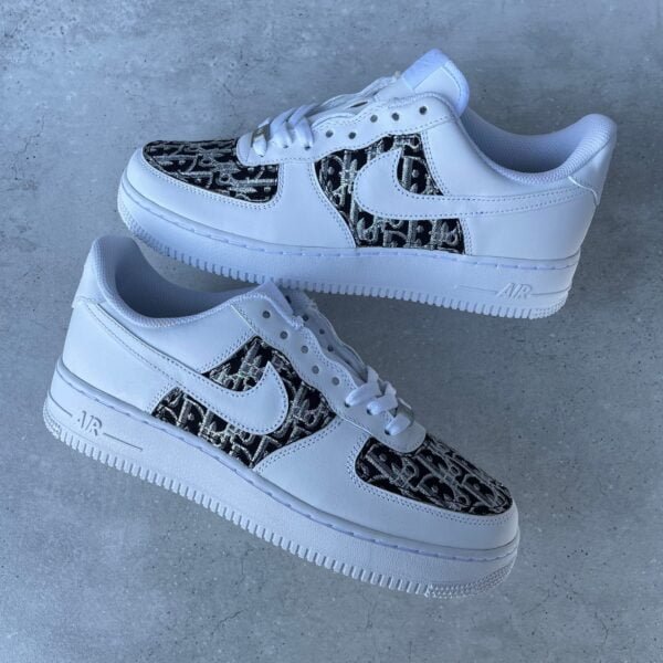Custom AIR FORCE 1 - Christian D (black/grey)