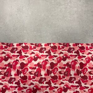 Red/ Pink Bape leather