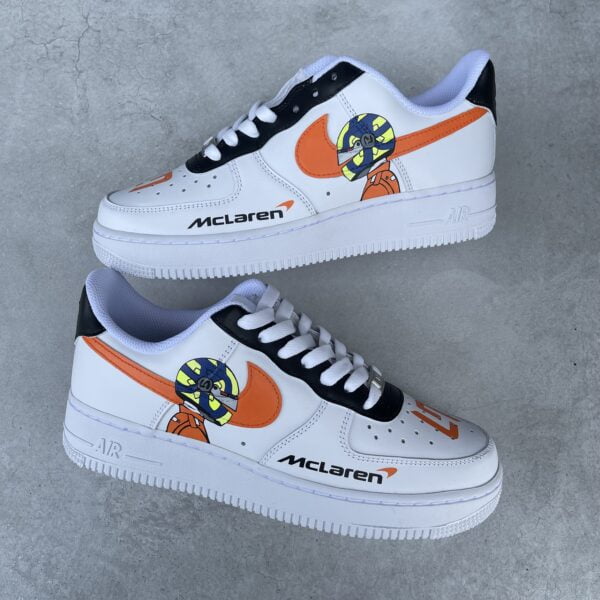 Custom AIR FORCE 1 - Formule 1 (Lando Norris / McLaren)